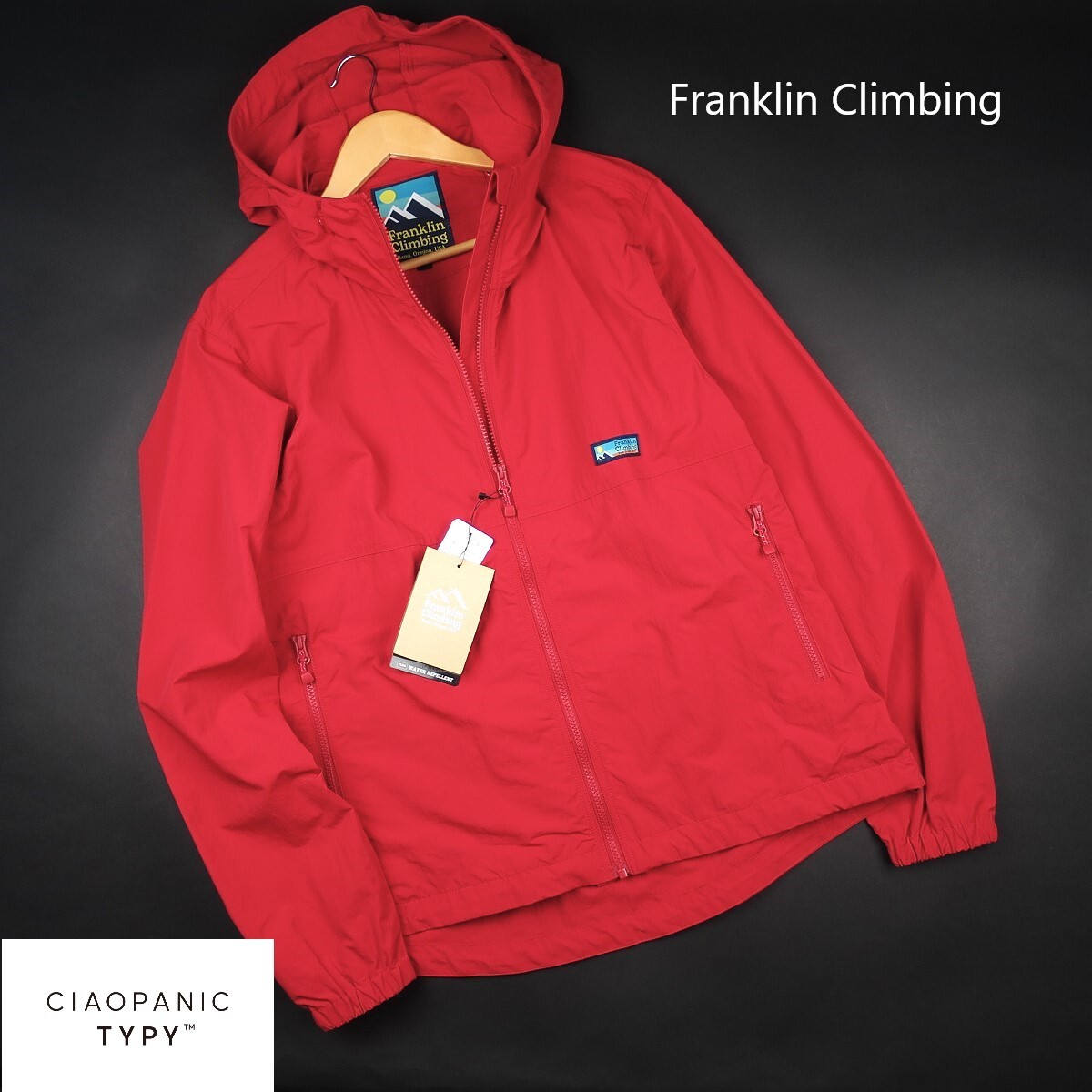 新品 ★ チャオパニック CIAOPANIC TYPY Franklin Climbing フランクリン クライミング マウンテンパーカー107A1/赤/【L】13,200円拍卖