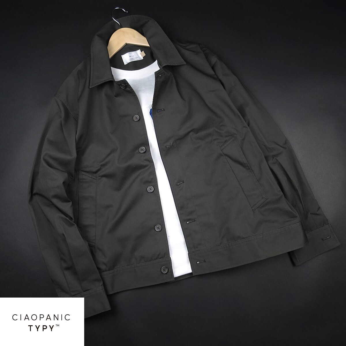 新品 ★ チャオパニック CIAOPANIC TYPY Re LABEL コットンツイル ハーフジャケット 207A1 /チ/【M】拍卖