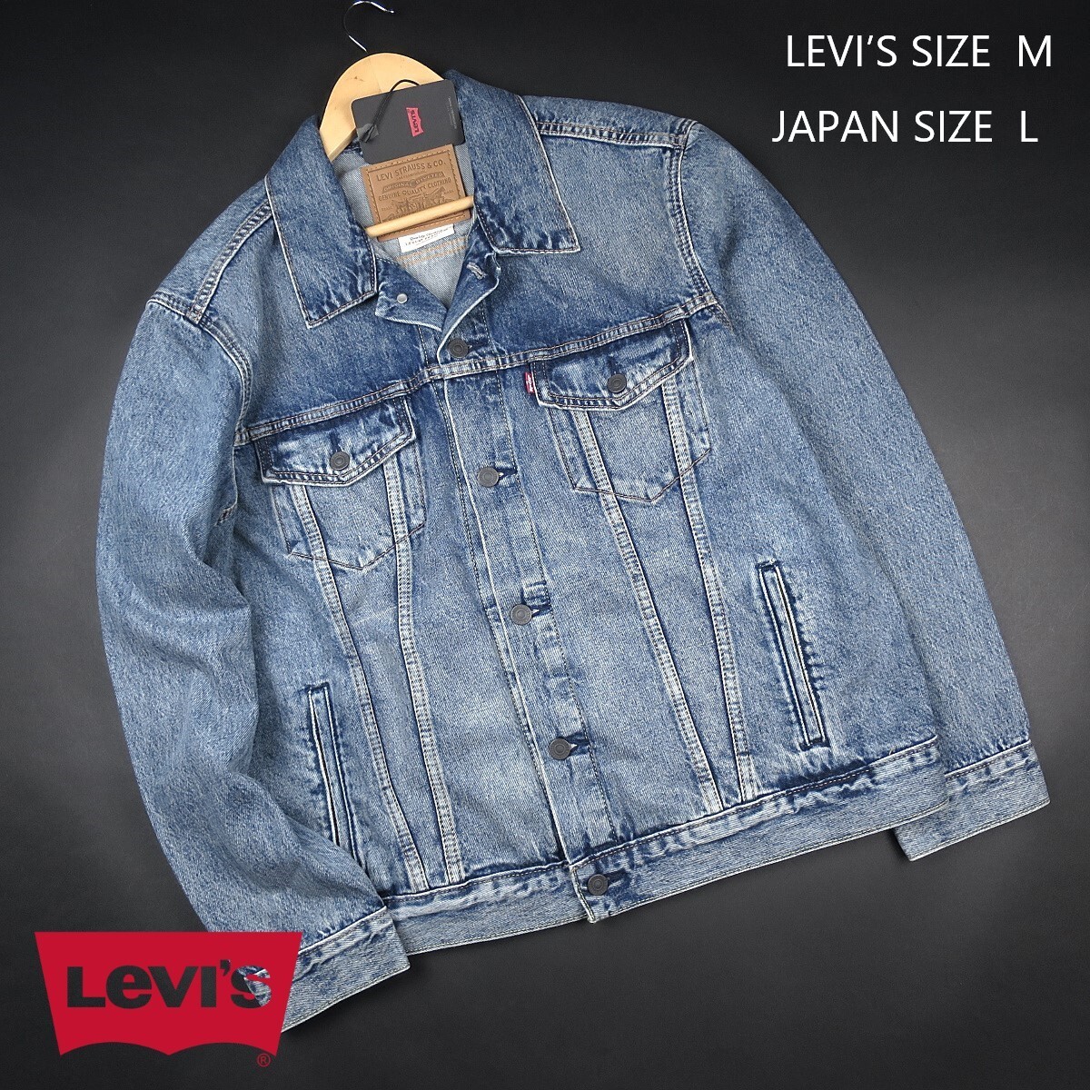 新品 ★ Levi’s リーバイス TRUCKER JACKET 3rd Gジャン 7233/0574 MEDIUM INDIGO/【M】【JP size L】拍卖