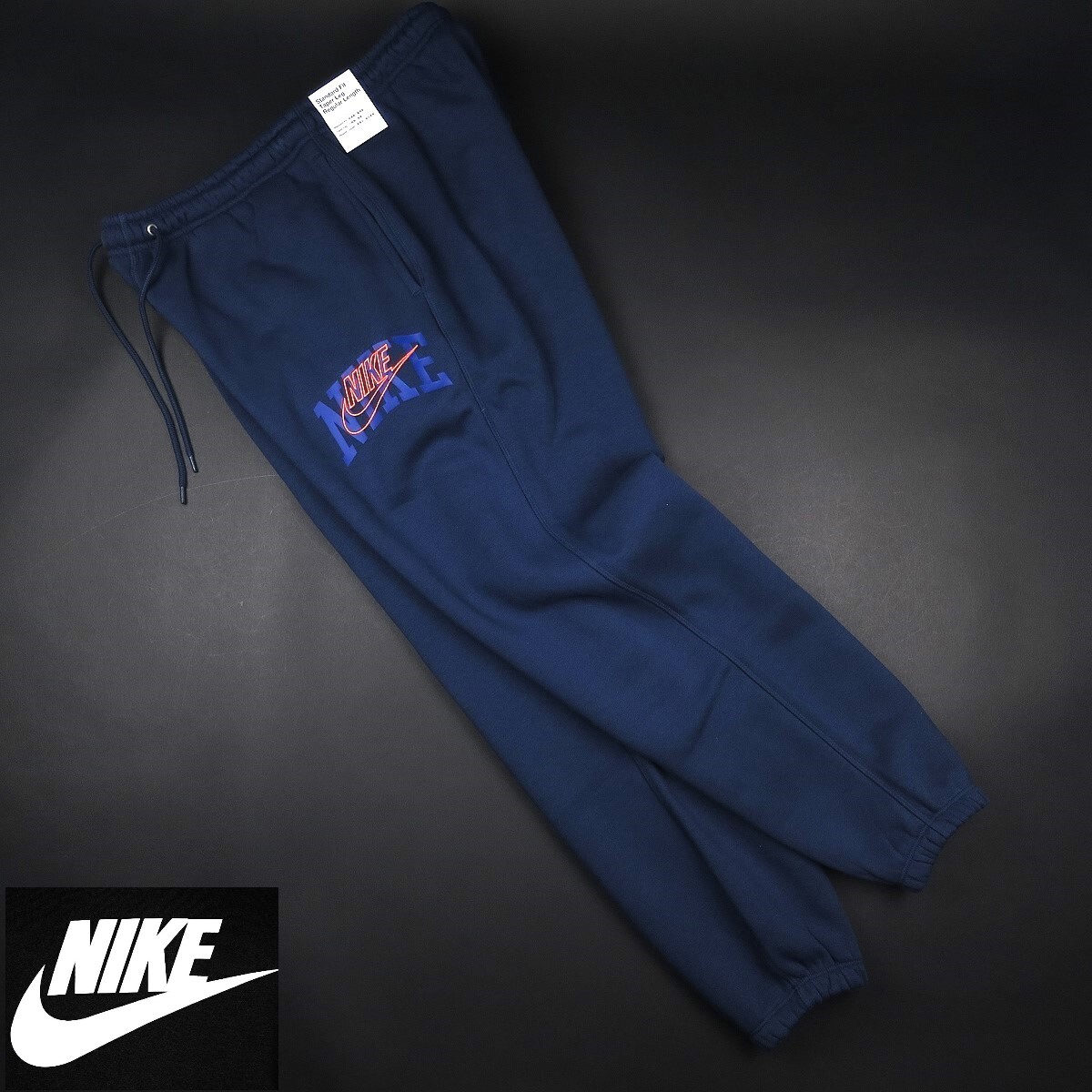 新品 ★ NIKE ナイキ 左腿グラフィック クラブ BB CF ARC パンツ 454/410MD紺/【L】拍卖