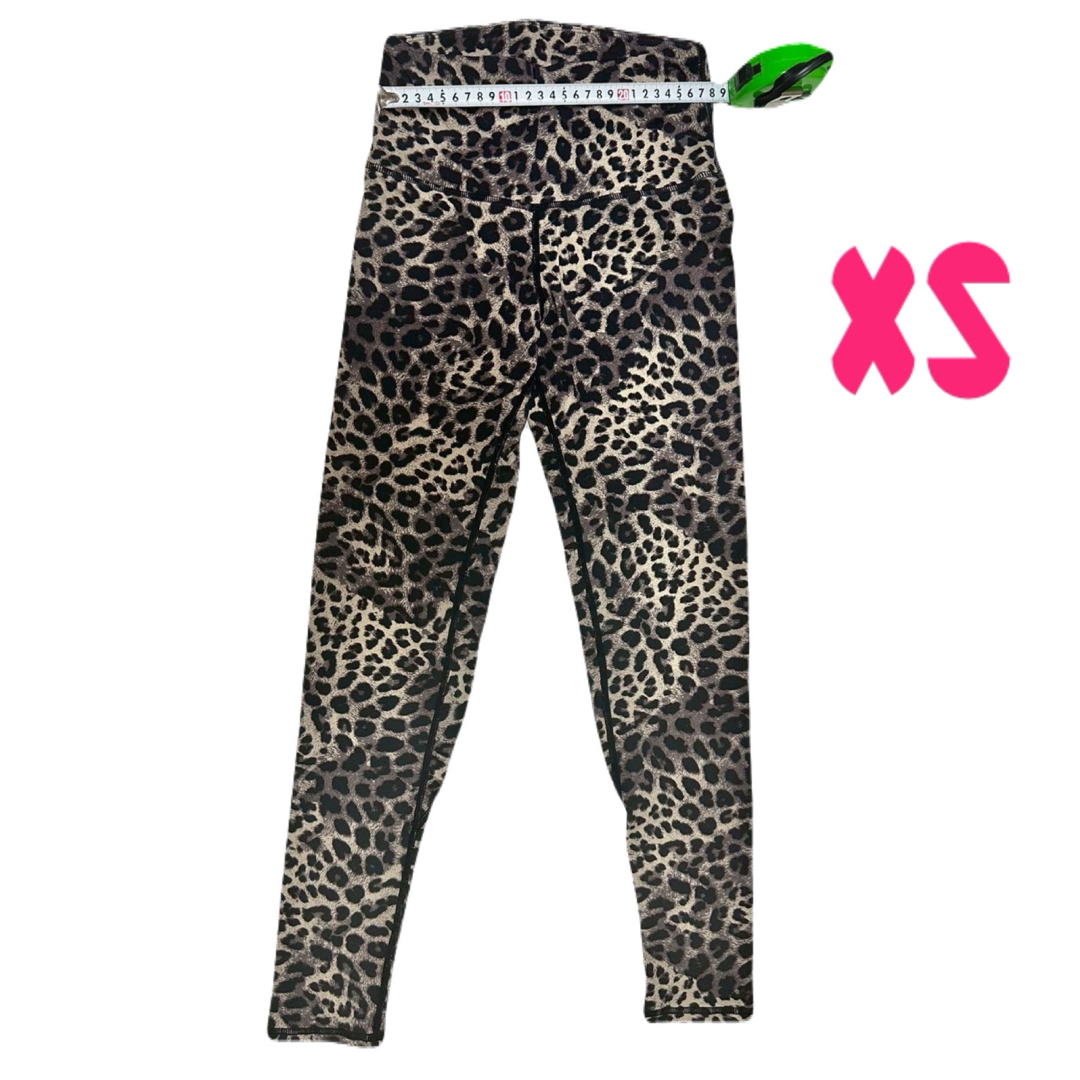 ★'レギンス スパッツ スキニー レディース ヒョウ柄 XS ロング丈拍卖