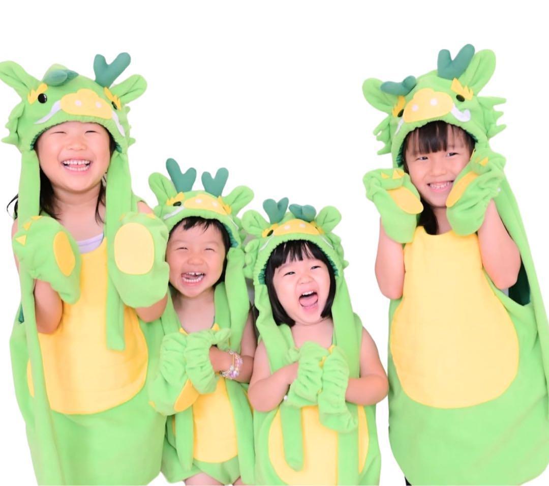 ★'着ぐるみ 子ども用 龍 カチューシャ セット 可愛い コスプレ ハロウィン拍卖