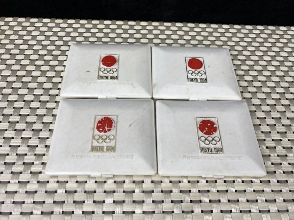 sn★1964年 オリンピック東京大会 記念メダル 4点 セット 銀メダル SV925 約18.7g/計37.4g 銅メダル 造幣局 保管品★拍卖