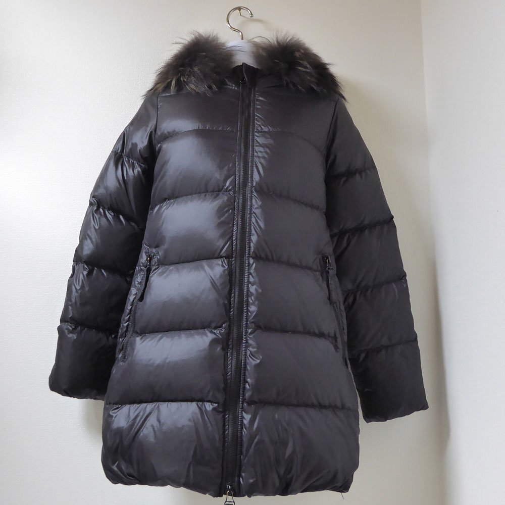 DUVETICA デュぺティカ Kappa ダウンジャケット ダウンコート サイズ36 ブラック ジップアップジャンバー拍卖