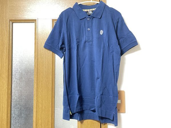 ★6A-21★ジョジョの奇妙な冒険 半袖ポロシャツ 2231221B ネイビー Mサイズ 新品拍卖