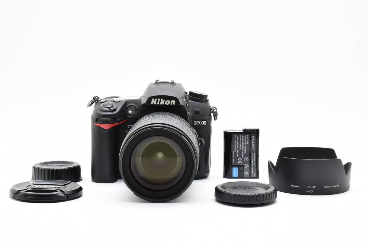 【良品】ニコン Nikon D7000 + AF-S DX 18-105mm VR レンズキット デジタル一眼レフ 動作良好 実用品 初心者 B39A9_B7E3拍卖