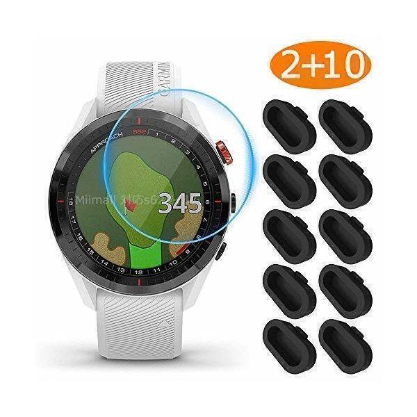 Garmin ガーミン フイルム 2枚+黒色 防塵プラグ 10個セット S62拍卖