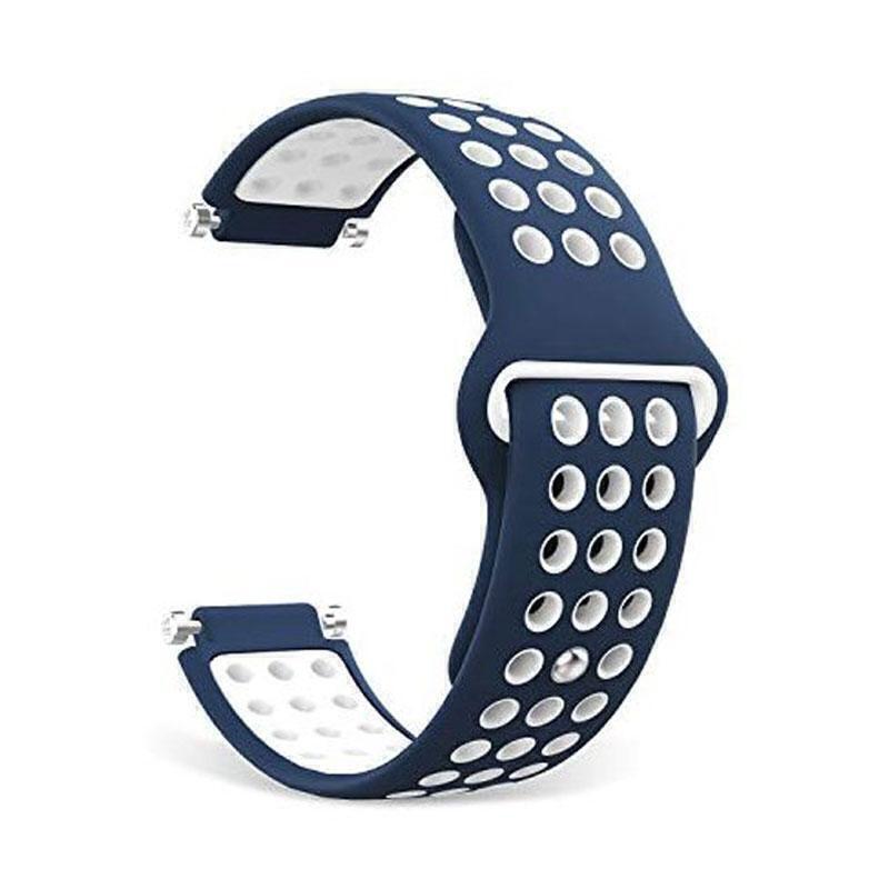 GARMIN ガーミン 交換 バンド ベルト シリコンバンド ブルー拍卖