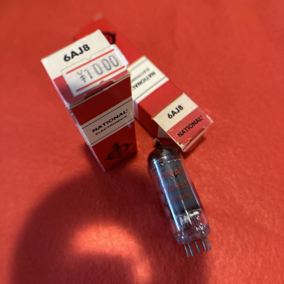 NOS 真空管 6AJ8 ECH81 NL ハンガリー ペア 2本拍卖