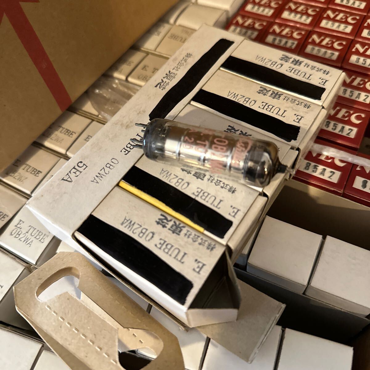 1万円相当 5pcs NOS 真空管 0B2 WA / VR-105 A 定電圧放電管 電源 安定化 A-TS-0B2WA 東芝 防衛省 放出 ネオン キセノン ランプ拍卖