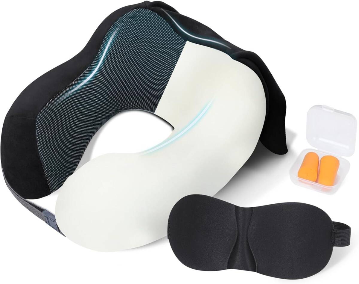 ネックピロー 飛行機 枕 首枕 理学療法士推薦拍卖