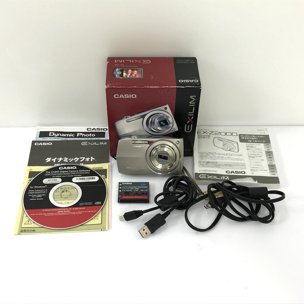 【同梱不可】【60】ジャンク品 CASIO カシオ EXILIM EX-Z2000 SR シルバー コンパクトデジタルカメラ レンズシャッター閉まらず拍卖