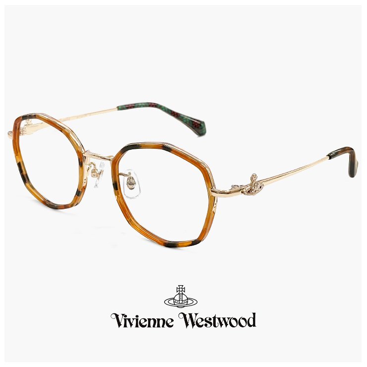 新品 ヴィヴィアン ウエストウッド レディース メガネ 40-0035 c01 Vivienne Westwood 眼鏡 40-0035-1 多角形 セル巻き フレーム拍卖