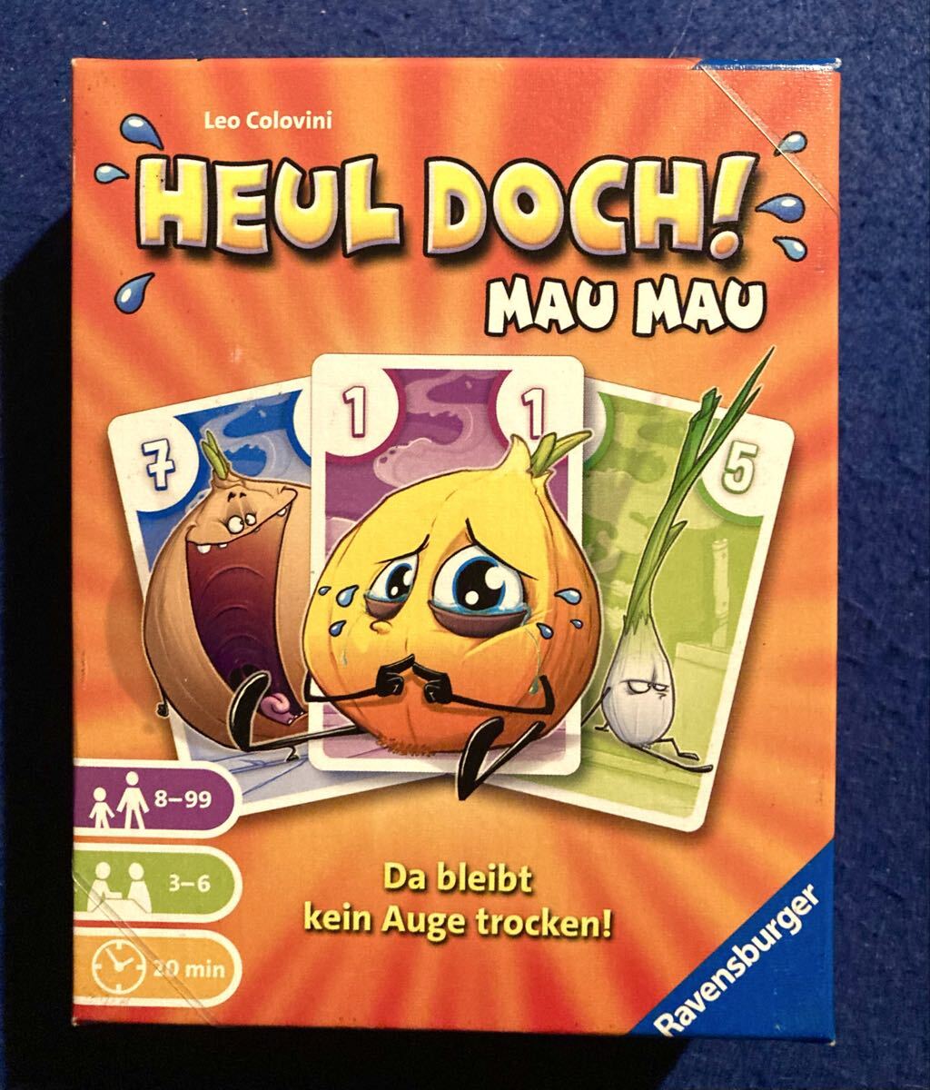 ホイルドッホ Heul doch! Mau Mau 日本語訳付き メビウスゲームズ ボードゲーム 貴重 レア 使用品拍卖
