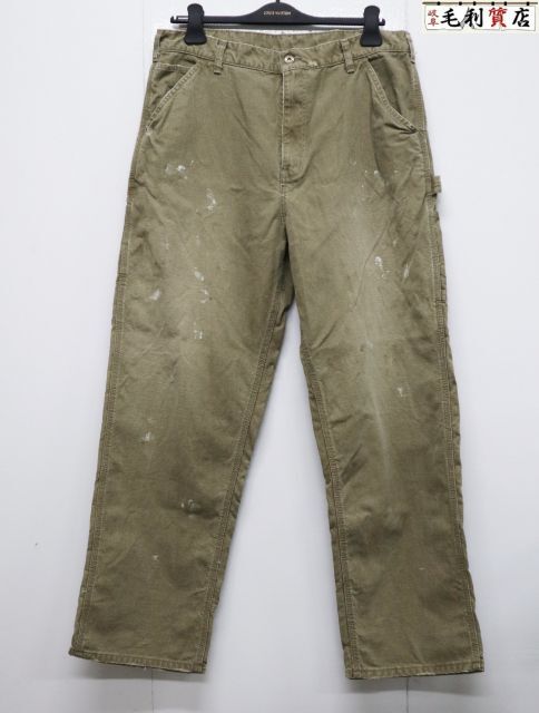 SWJP Carpenter Pants カーペンターパンツ SW-25SS-002 オリーブ サイズXL 美品 【中古】 パンツ拍卖