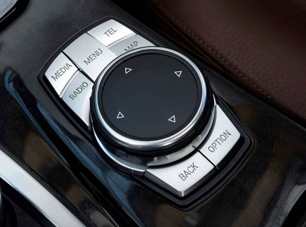 高品格♪ BMW サテンシルバー iDrive コマンド スイッチ カバー F10 F11 523i 523d 528i 535i 550i M5 Mスポーツ 5シリーズ拍卖