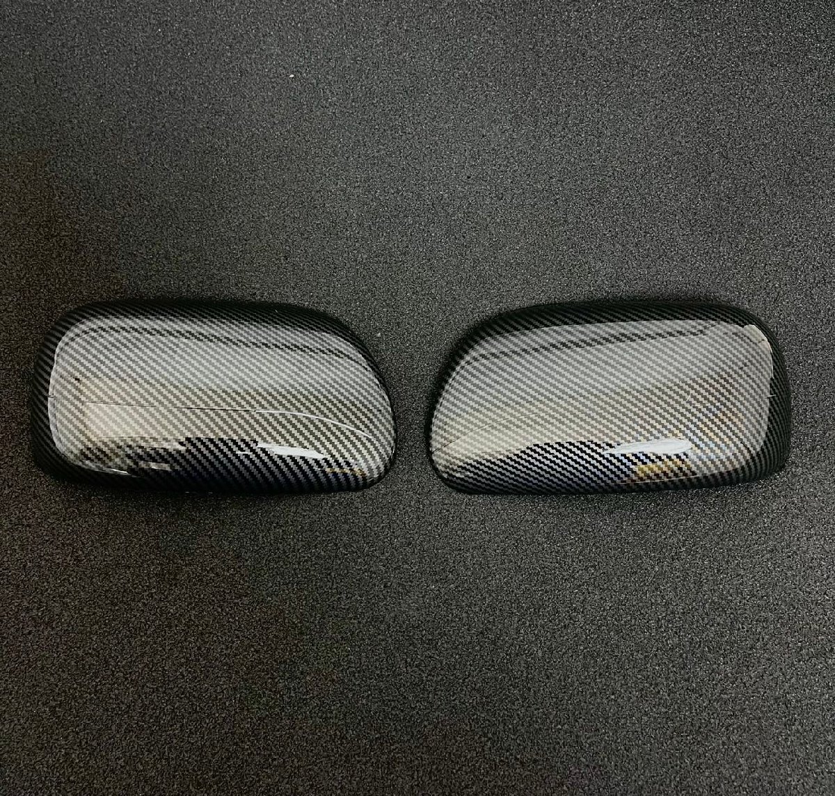 スポーティ全開♪ カーボン ルック ドアミラー カバー アレックス NZE121 NZE124 ZZE122 ZZE123 ZZE124 XS150 XS180 RS180拍卖