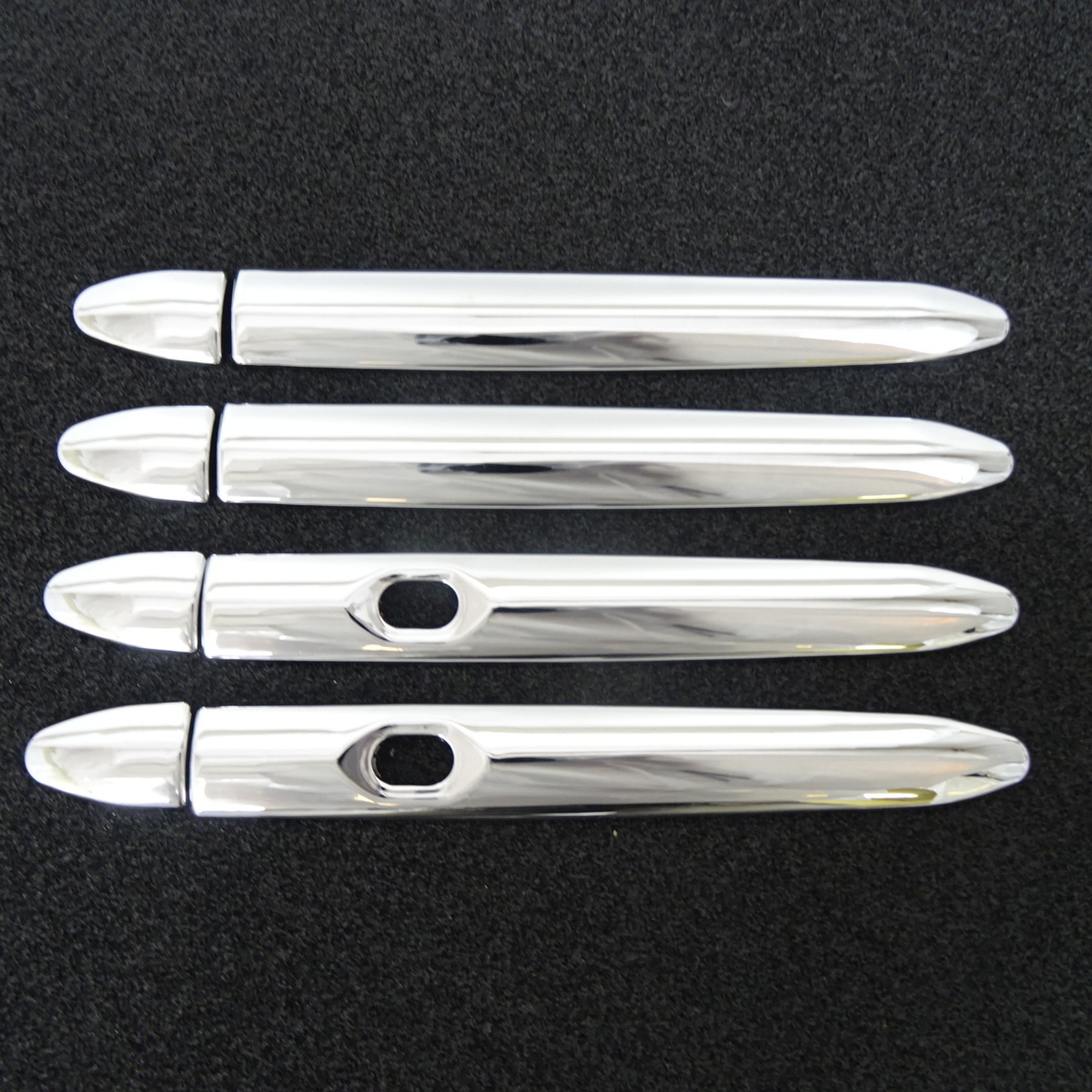 鏡面仕上げ♪ メッキ ドアハンドル カバー ミラココア L675S L685S ココア L X ココアプラス X L G ガーニッシュ リクエストスイッチ 穴2拍卖