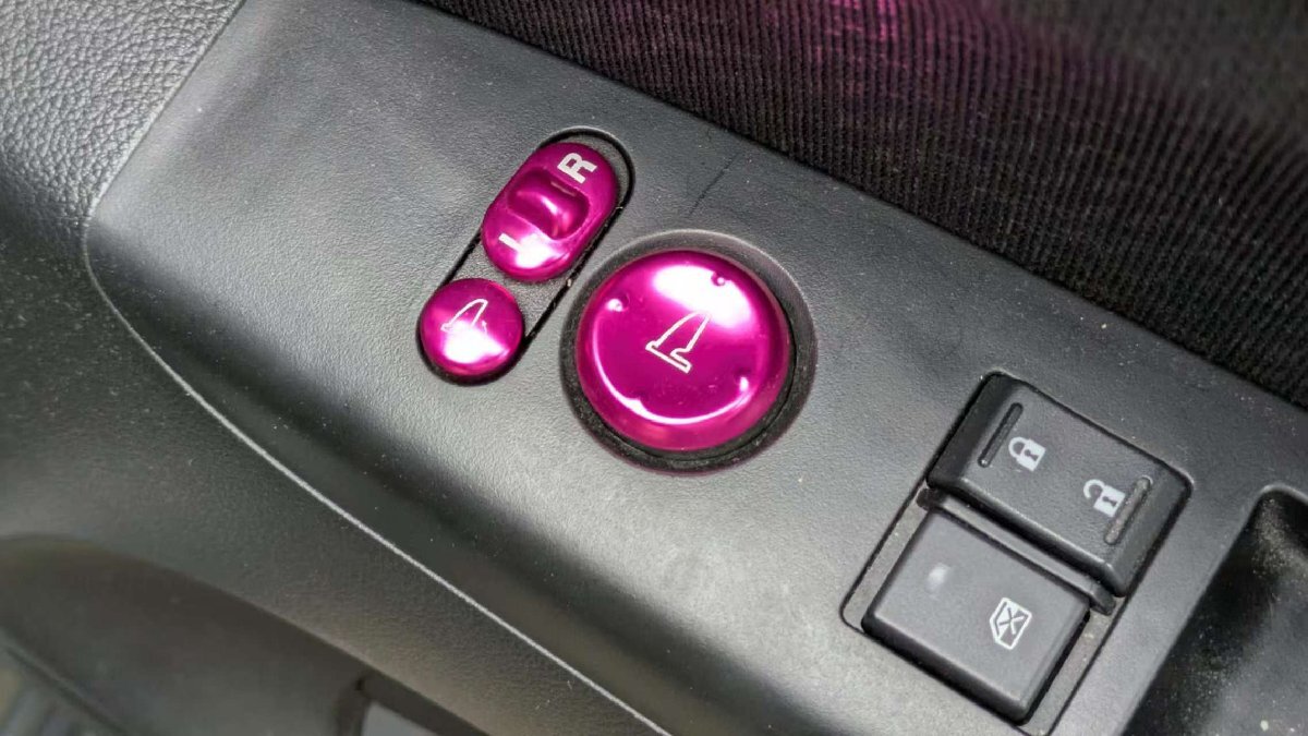 デザイン性UP♪ ドアミラー スイッチ カバー ピンク ホンダ N-BOX JF3 JF4 G G.L G.EX ターボ ホンダセンシング拍卖