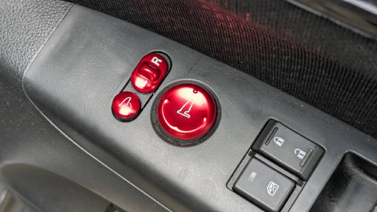 デザイン性UP♪ ドアミラー スイッチ カバー 赤 ホンダ インスパイア CP3 35TL 35iL ベースグレード拍卖