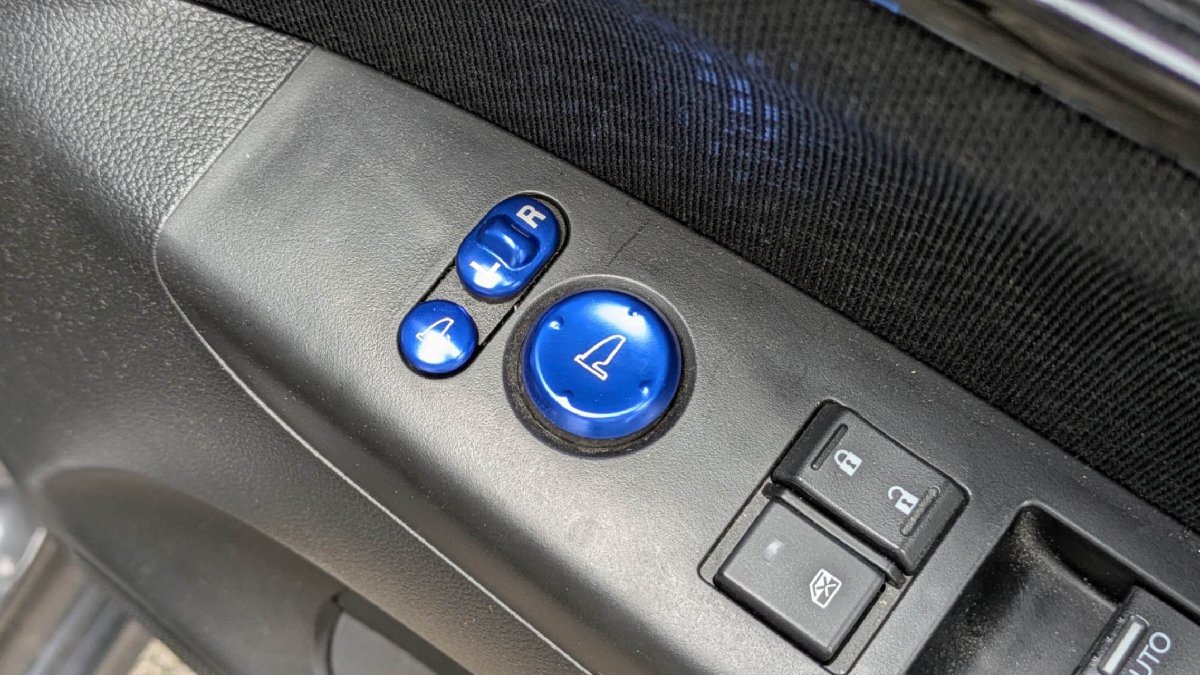 デザイン性UP♪ ドアミラー スイッチ カバー 青 ホンダ N-BOX JF3 JF4 G G.L G.EX ターボ ホンダセンシング拍卖
