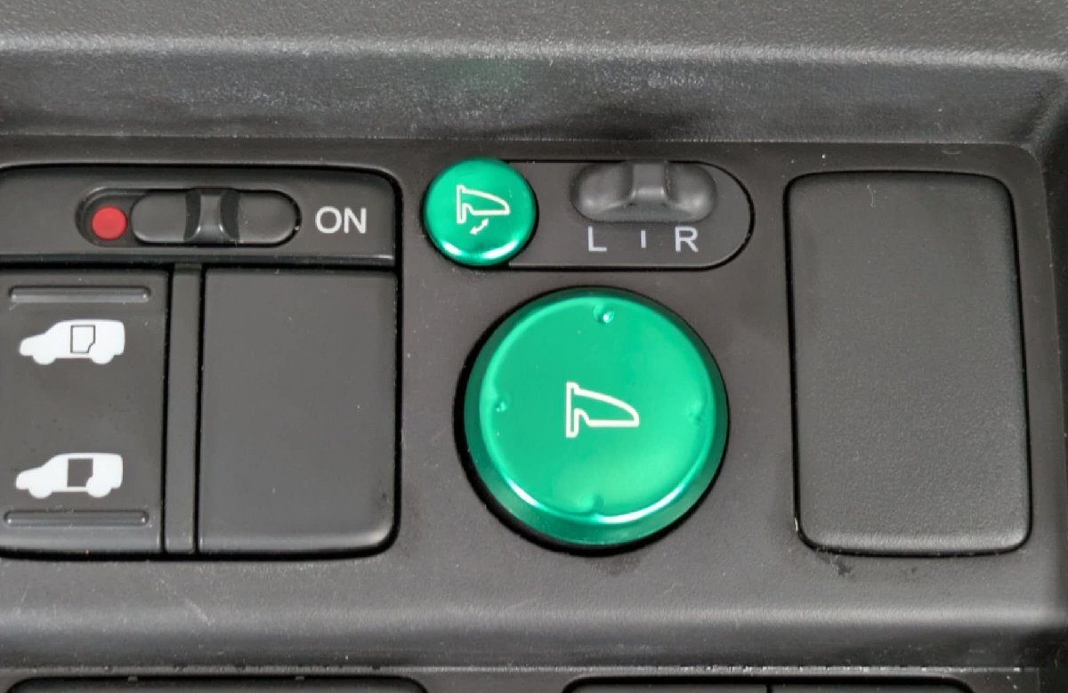 デザイン性UP♪ ドアミラー スイッチ カバー 緑 ホンダ CR-Z ZF2 B a aブラックレーベル aマスターレーベル aドレストレーベル ファイナル拍卖