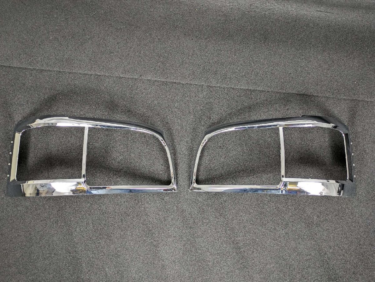 鏡面仕上げ♪ メッキ ヘッドライト カバー ハイエース 200 系 DX GL グランドキャビン 1型 2型 ガーニッシュ拍卖