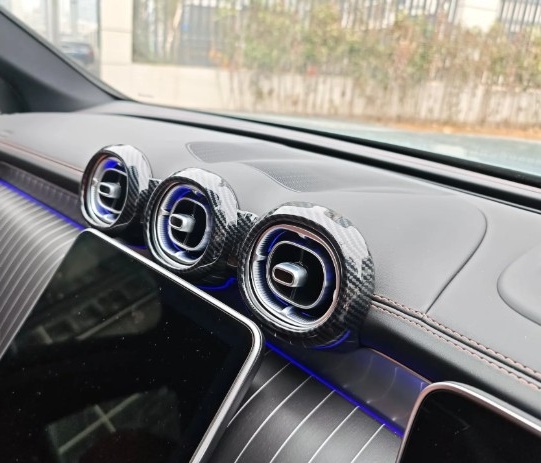 スポーティ全開♪ ベンツ カーボン ルック エアコンダクト パネル カバー C254 GLC220d GLC350e GLC43 GLC63 GLCクラス クーペ拍卖
