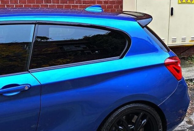 スポーティ全開♪ BMW カーボン ルック ルーフ リア スポイラー F20 116i 118i 118d 120i M135i M140i Mスポーツ スタイル 1シリーズ拍卖