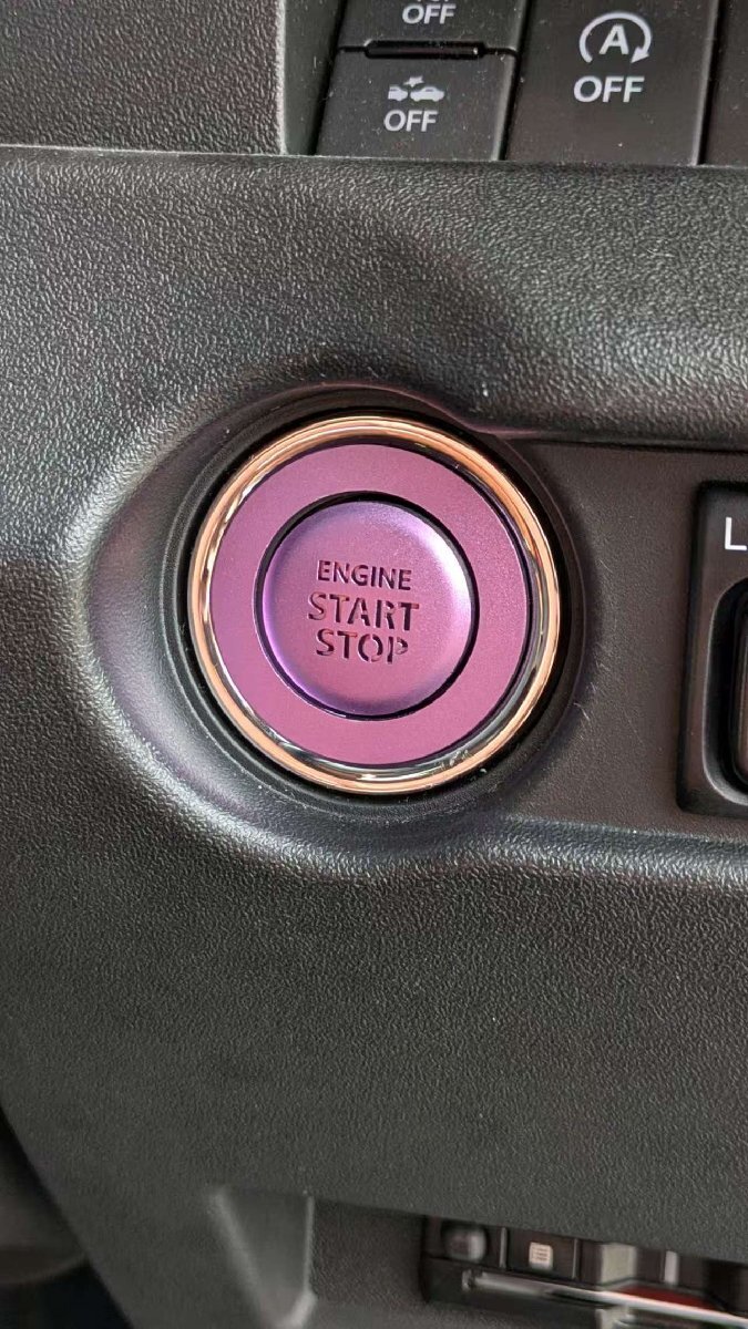 セット割♪ デザイン性UP♪ エンジン スターター スイッチ カバー リング 紫 スイフト ZCDDS ZDDDS ZCEDS ZDEDS XG ハイブリッド MX MZ拍卖