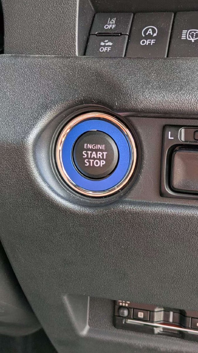 デザイン性UP♪ エンジン スターター スイッチ リング 青 ワゴンR MH23S FA FX FX-S FXリミテッド FTリミテッド リミテッド拍卖