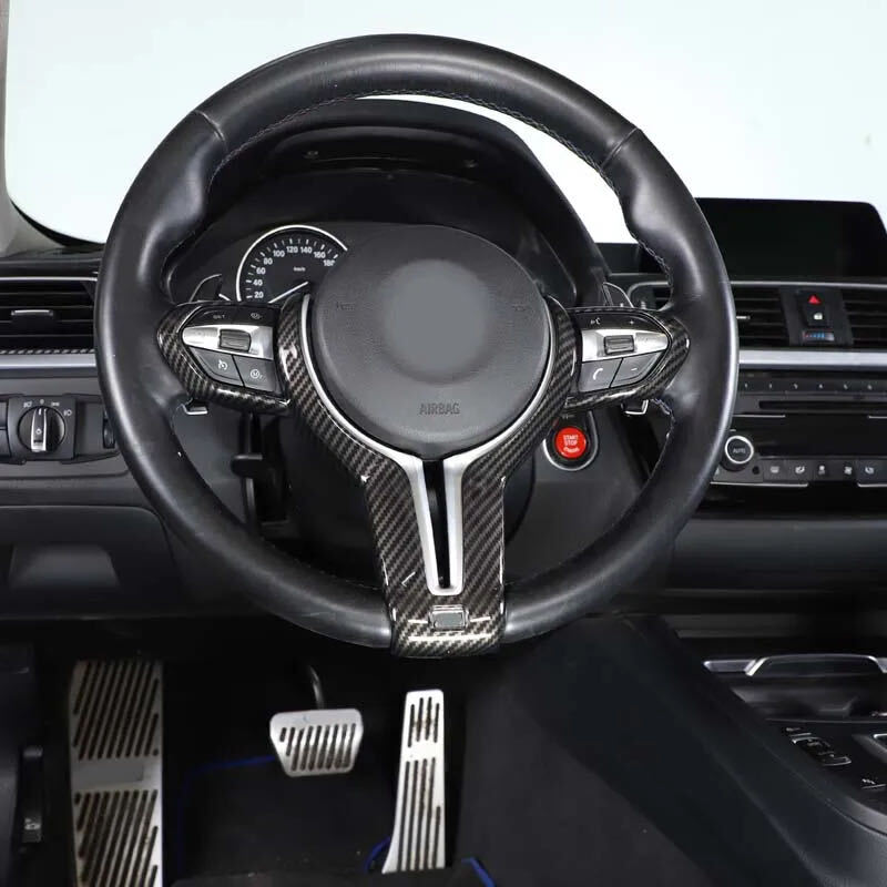 スポーティ全開♪ BMW カーボン ルック ステアリング カバー M2 F87 CS コンペティション ベースグレード エディションブラックシャドウ拍卖