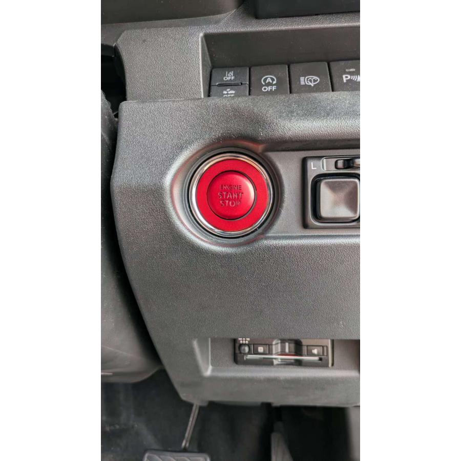 セット割♪ デザイン性UP♪ エンジン スターター スイッチ カバー リング 赤 マツダ フレアワゴン MM94S XG XS拍卖