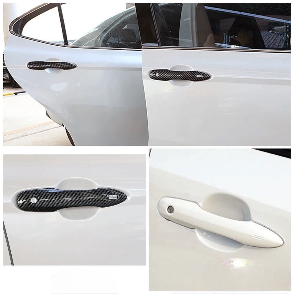 スポーティ全開♪ カーボン ルック ドアハンドル カバー ヤリス KSP210 MXPA10 MXPA15 MXPH10 MXPH15 X G Z ハイブリッド X G Z U拍卖
