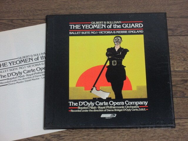 英盤☆GILBERT & SULLIVAN/THE YEOMEN OF THE GUARD(2LP/BOX/輸入盤)BALLET SUITE NO.1/THE D'OYLY CARTE OPERA COMPANY/ROYSTON NASH拍卖