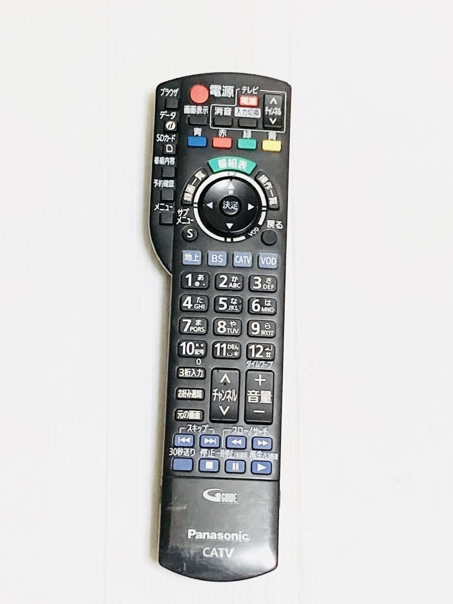YS1215312 即日発送 ■Panasonic(パナソニック)■ CATV リモコン ≪N2QAYB000526≫ 動作品拍卖