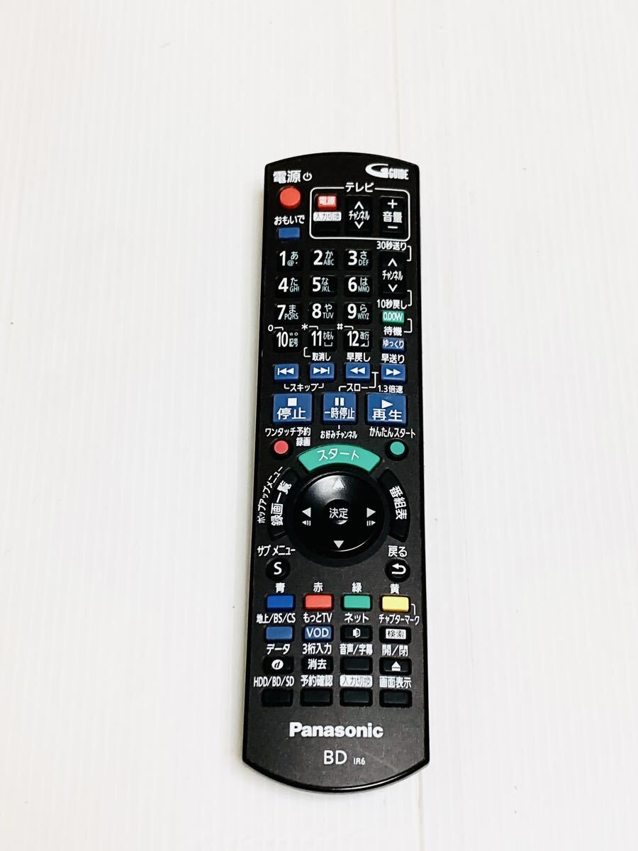 即日発送 Panasonic パナソニック BD用リモコン N2QAYB000918 動作品拍卖