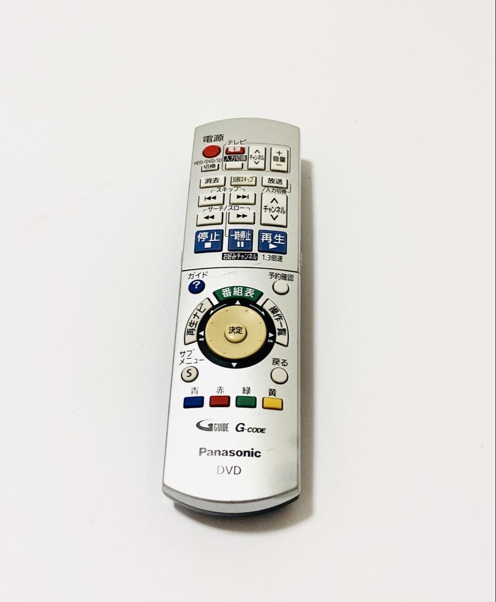 即日発送 702Q パナソニック Panasonic リモコン EUR7658YE0 DVD DVDリモコン 動作品拍卖
