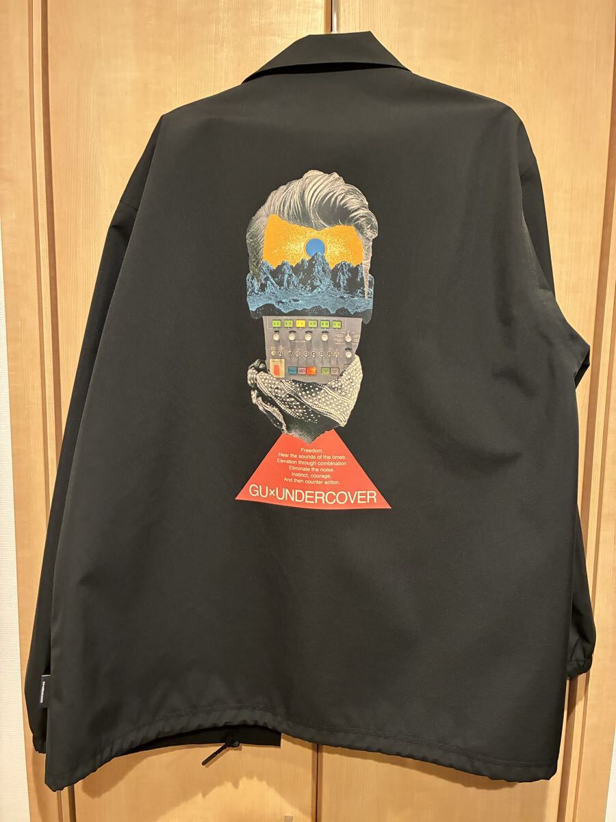 美品 GU×アンダーカバー コーチジャケット ブラック コラボ商品拍卖