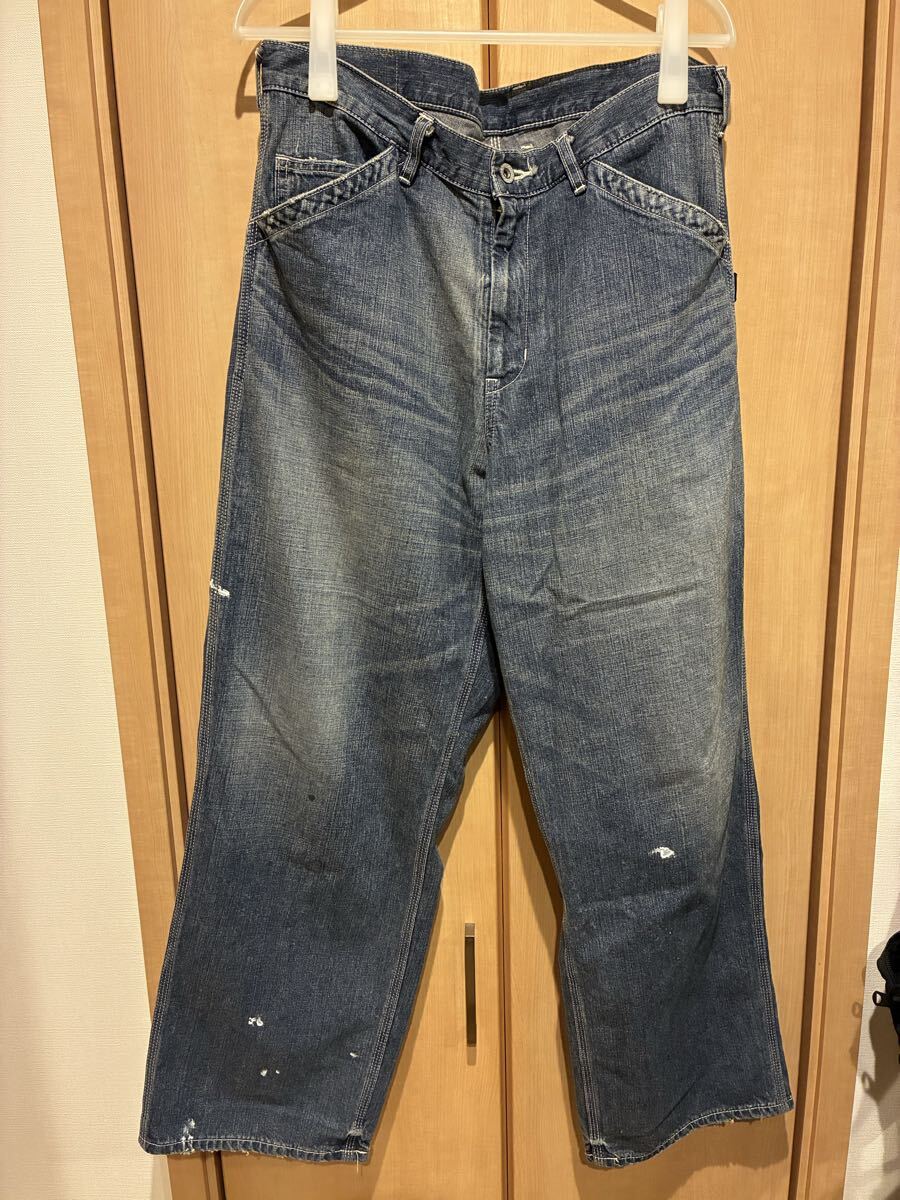 24AW NEIGHBORHOOD ネイバーフッド WASHED UTILITY PANTS デニムパンツ M インディゴ 242SPNH-PTM04拍卖