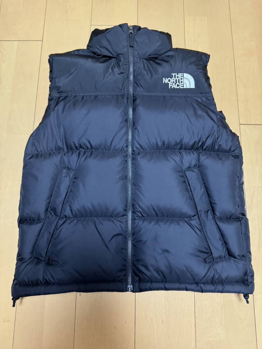 Mサイズ ブラック ND92338 THE NORTH FACE NUPTSE VEST ヌプシ ベスト拍卖