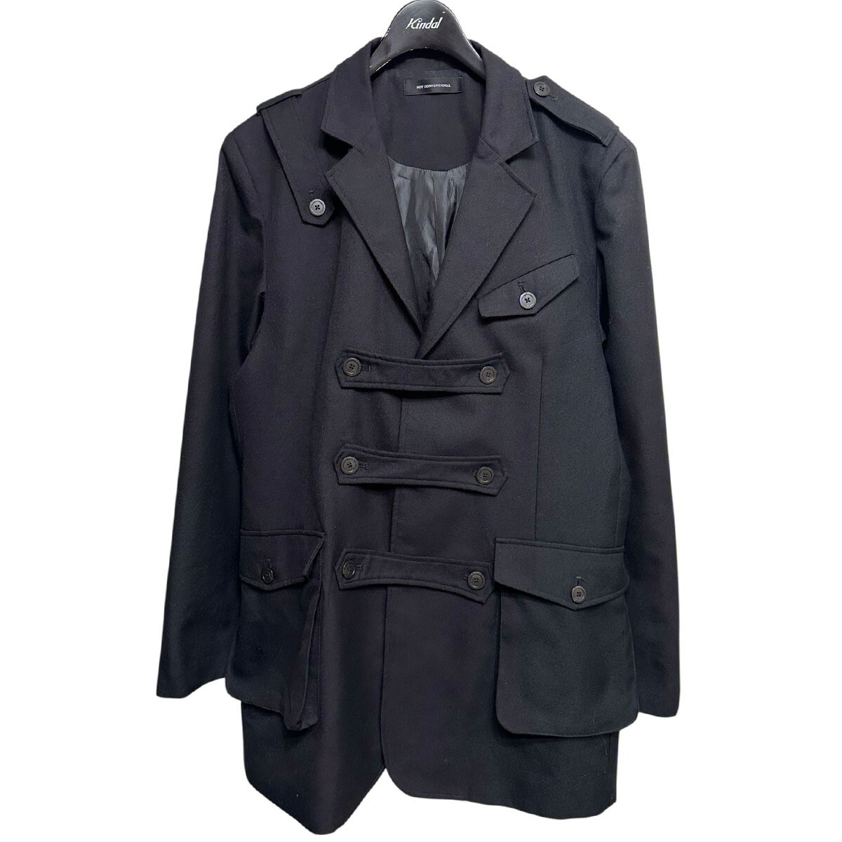 NOT CONVENTIONAL napoleon army Jacket ナポレオンアーミージャケット N22-050-BLK 8071000162519拍卖