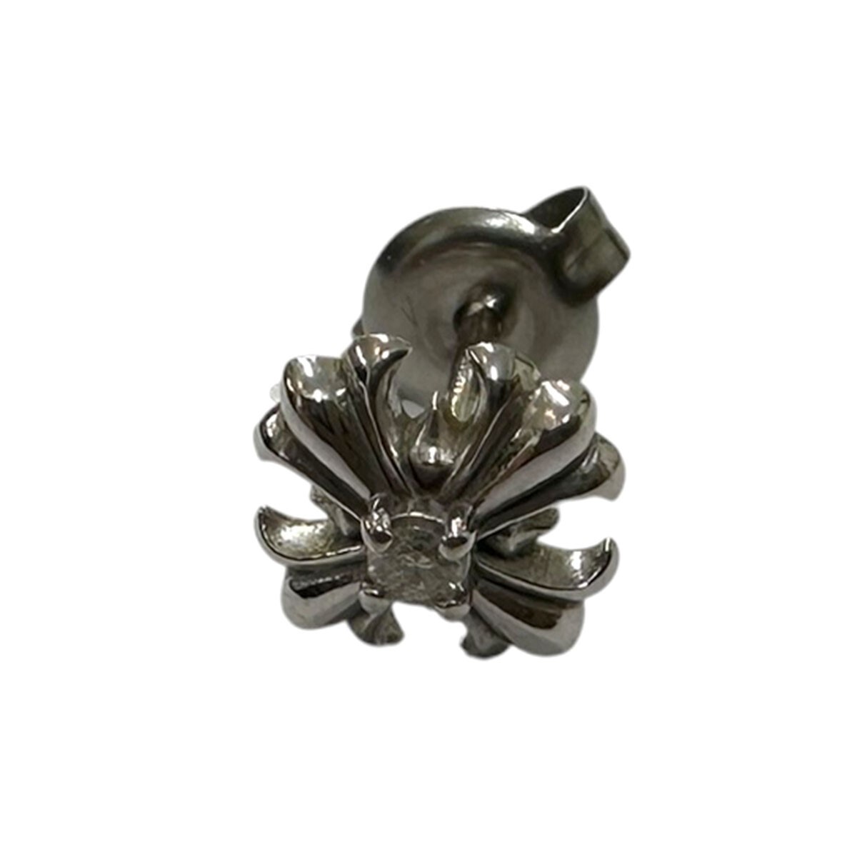 AVALANCHE ホワイトゴールドクロスピアス 8071000162755拍卖