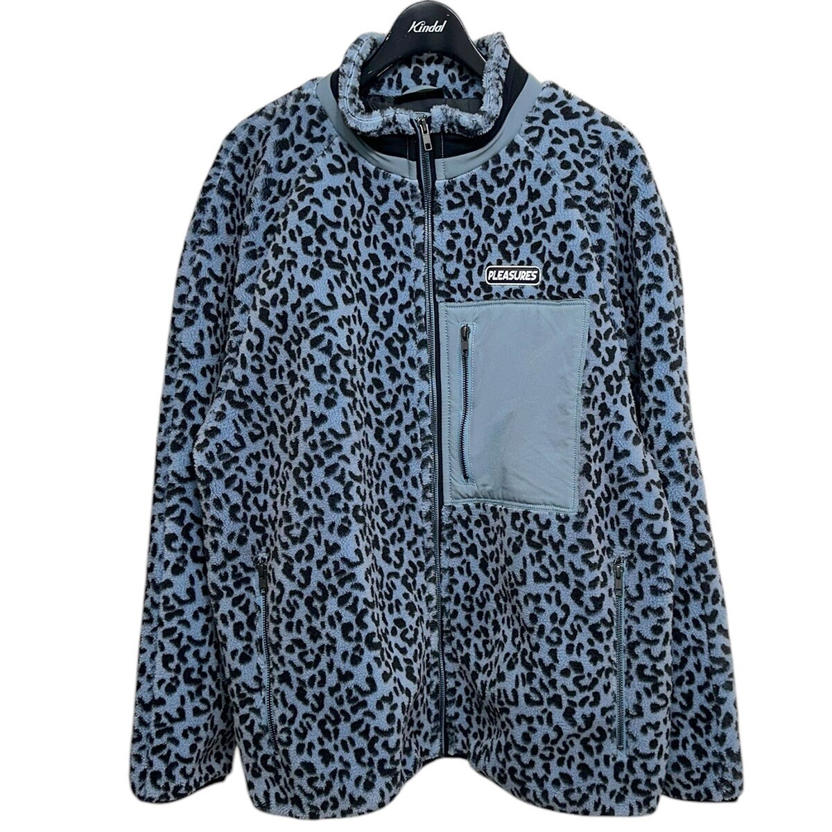 PLEASURES Wild Sherpa Fleece Jacket レオパード総柄フリースジャケット 915972 8071000151025拍卖