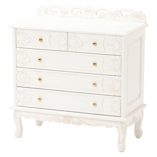 ワイドチェスト アンティーク調 猫脚 RCH 1232拍卖