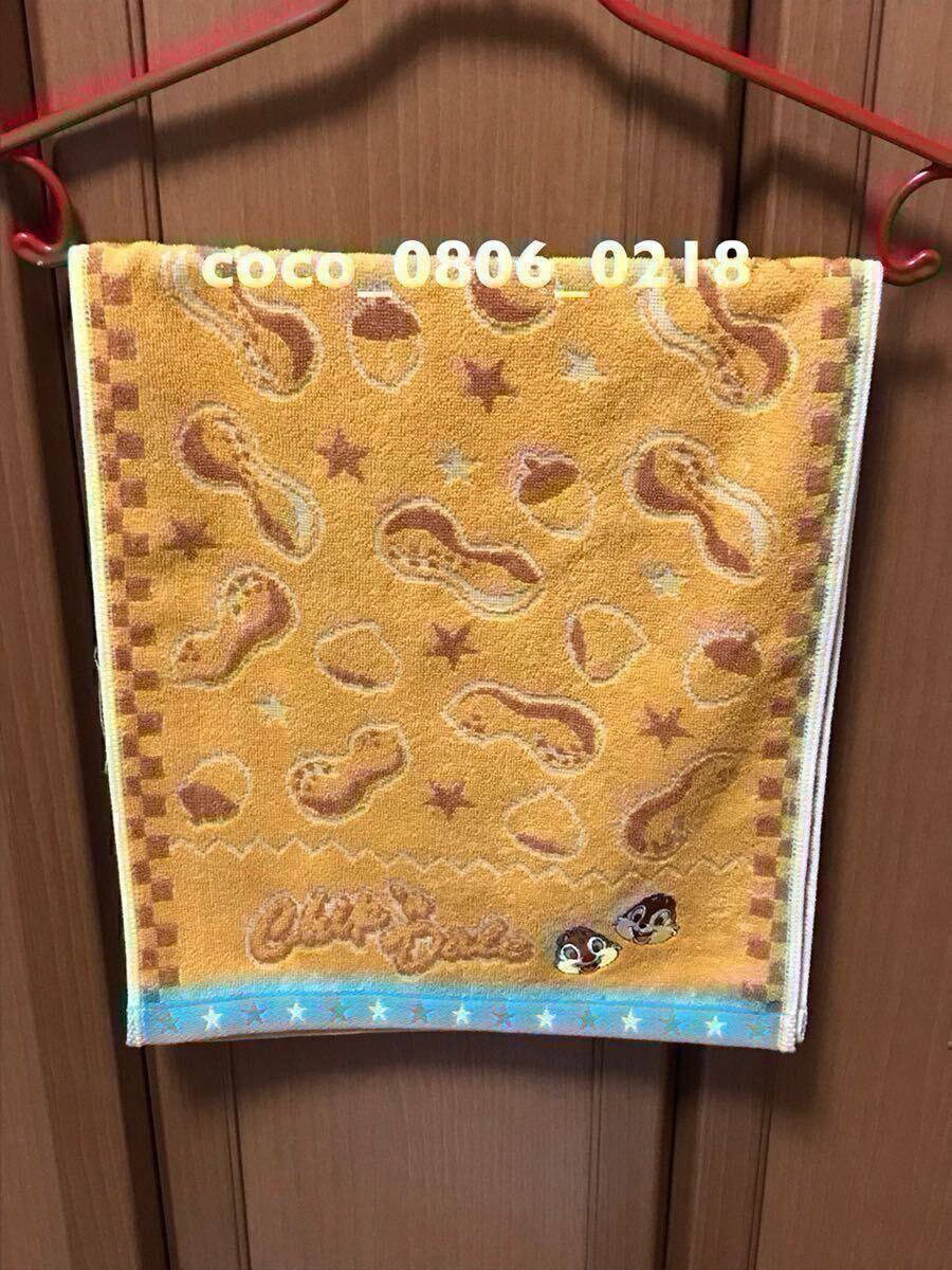 ♪ディズニーストア フェイスタオル Disney Store【未使用】チップ デール②拍卖