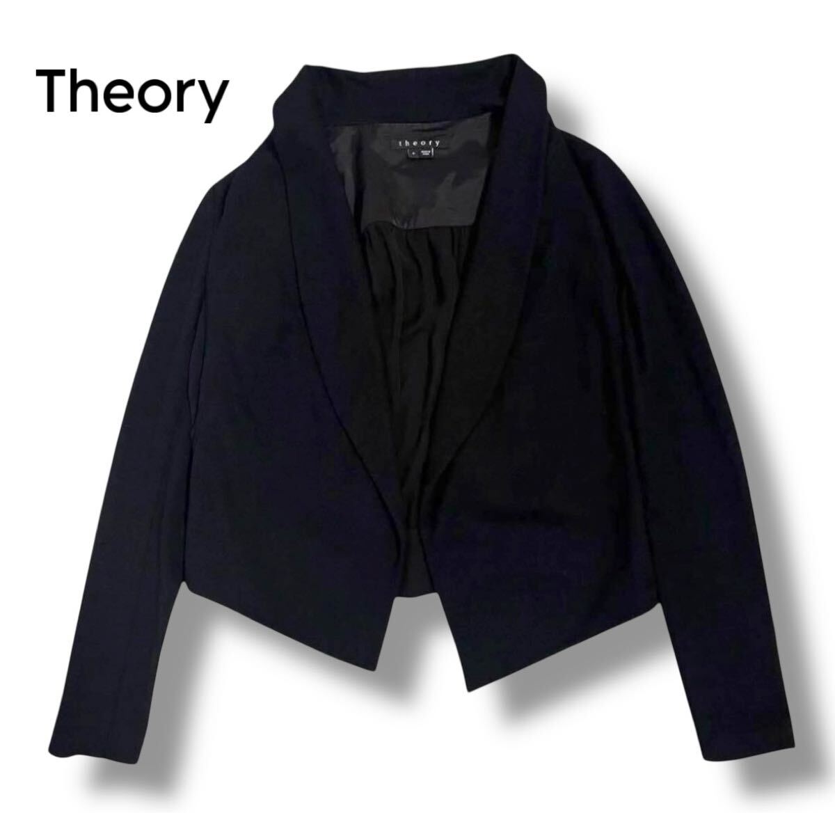 【Theory】異素材シアースリーブジャケット拍卖