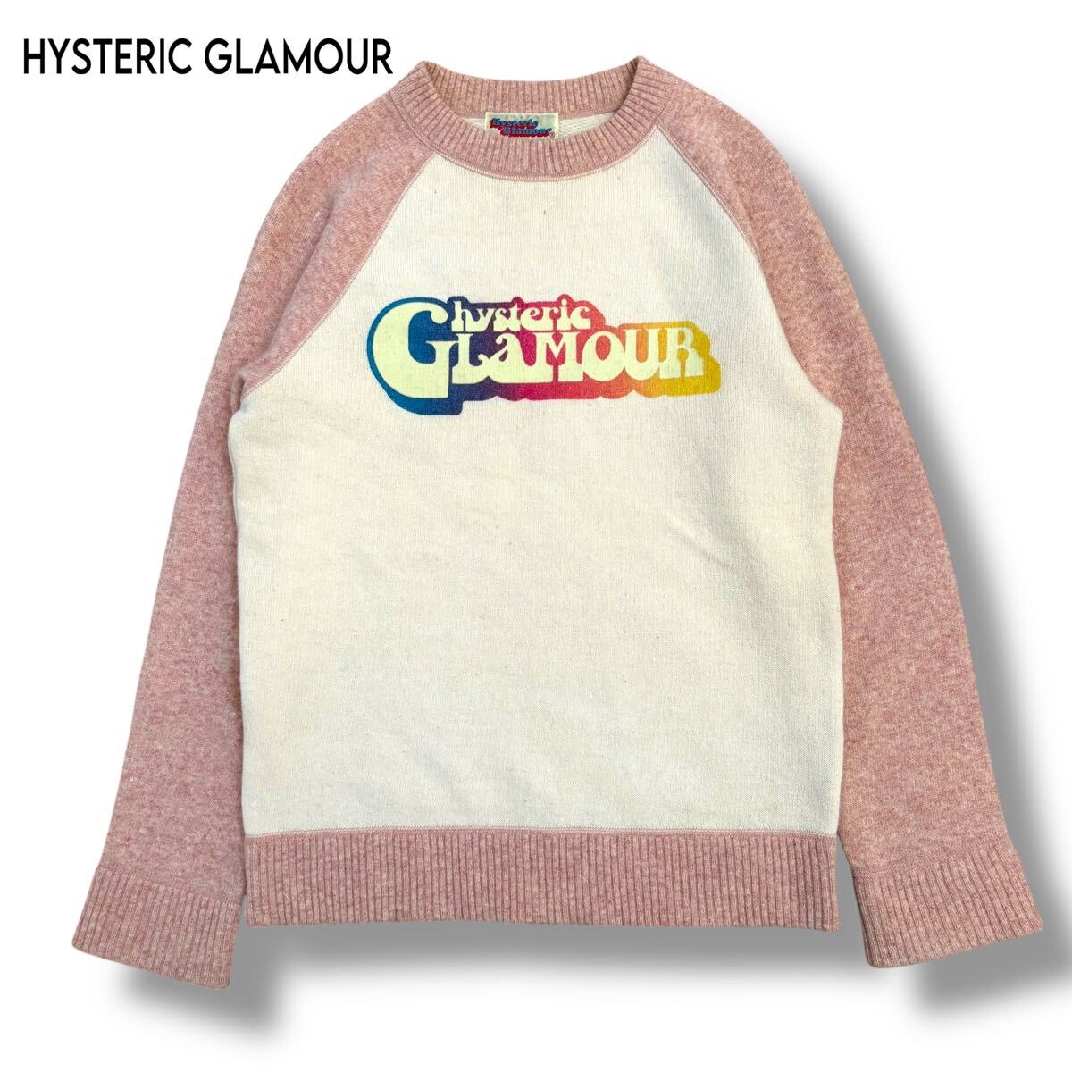 【HYSTERIC GLAMOUR】ラグランニット FREE拍卖