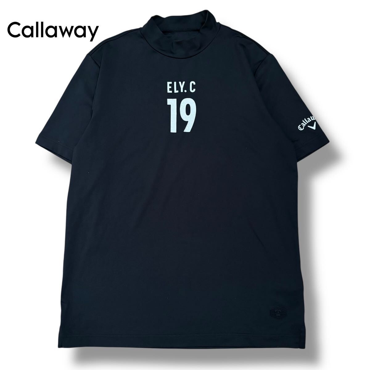 【Callaway】ゴルフウェア モックネックTシャツ LL拍卖