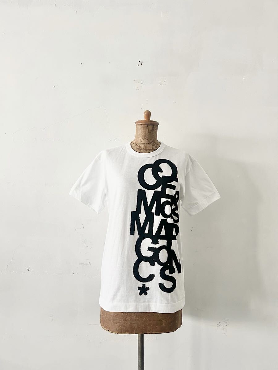 【美品】COMME des GARCONS   2024年AW ロゴ プリント 半袖 Tシャツ拍卖